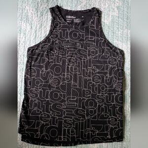 Sports Illustrated Athletic Black Graphic Tank Top. Size M